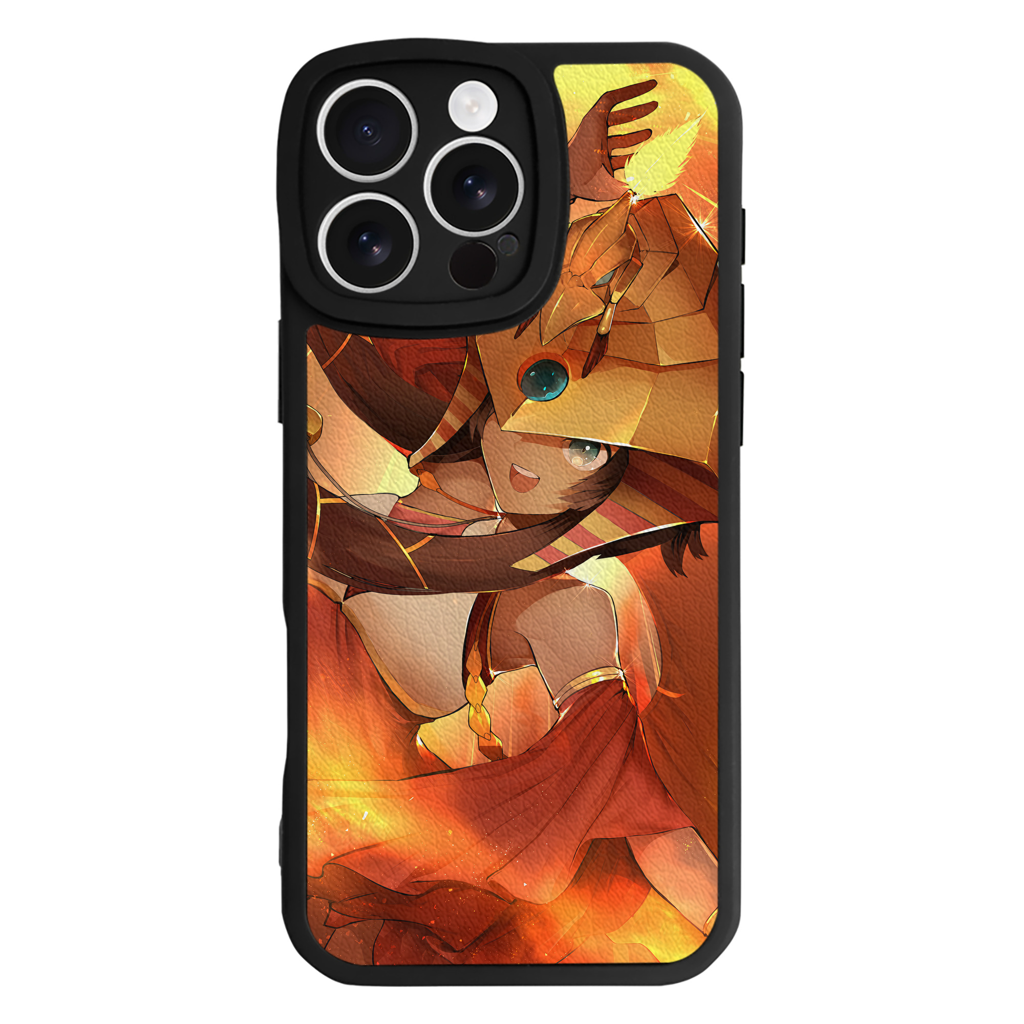 （画像用） 遊☆戯☆王 Yu-Gi-Oh! 【iPhone 16シリーズ対応】シリコンスマホケース（レザー調） 材質：シリコン